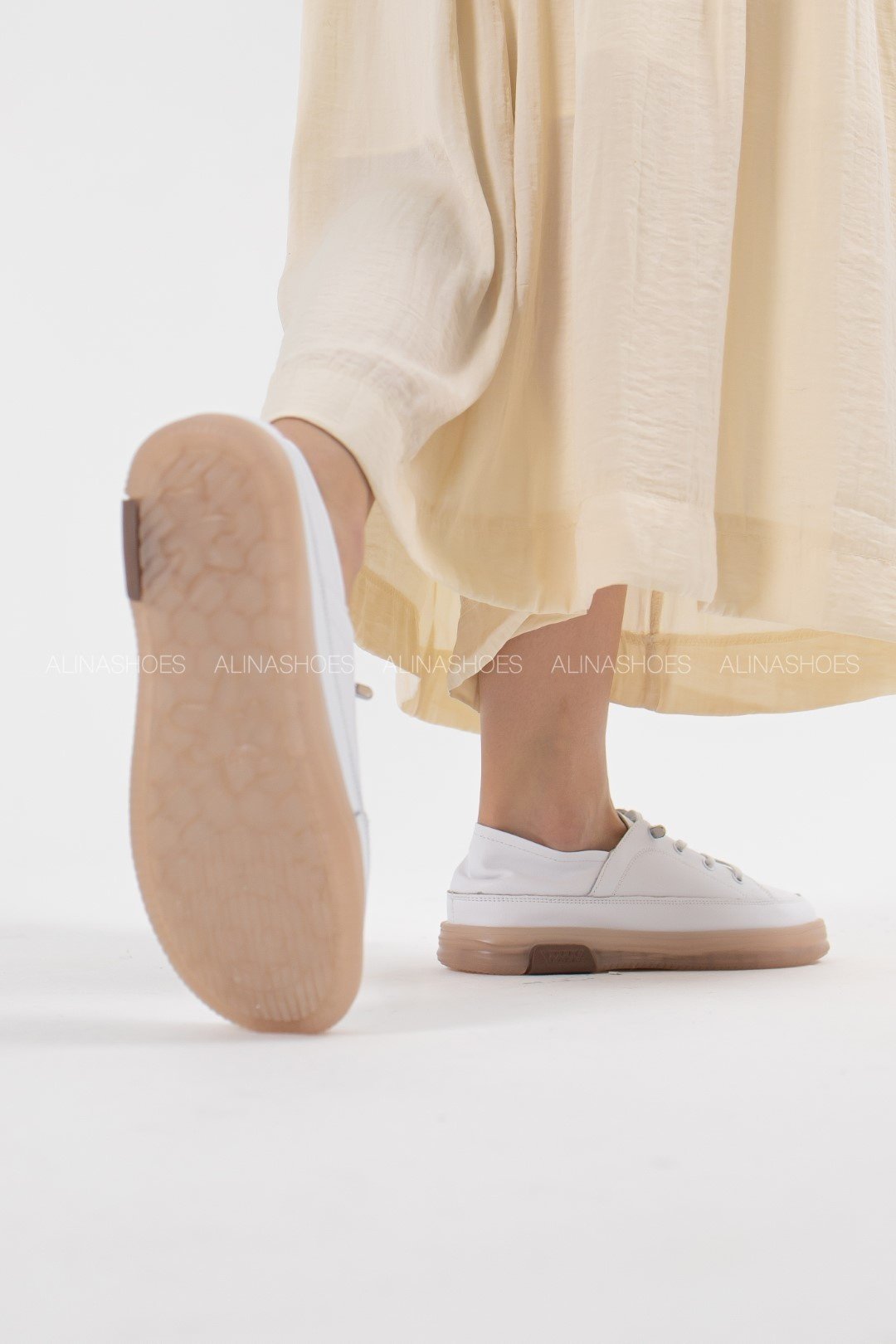 Кеды alinashoes белый купить,NaN