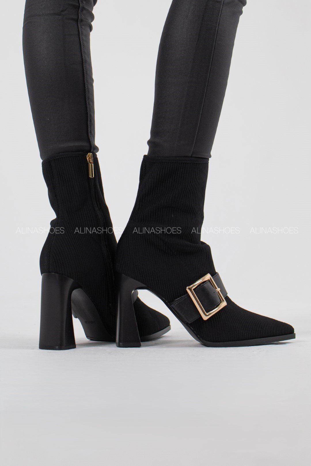 Ботильоны alinashoes black 35 купить,NaN