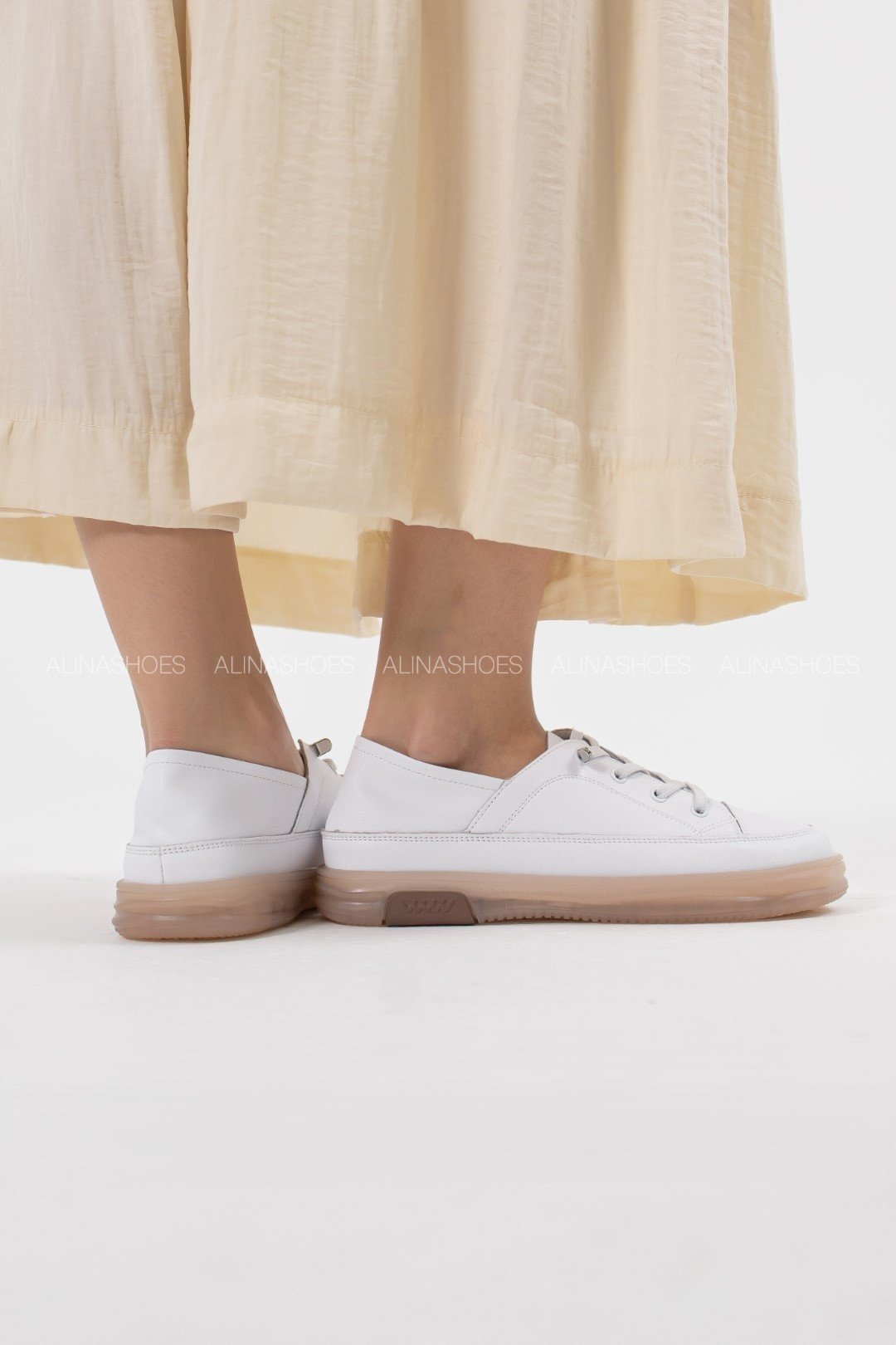 Кеды alinashoes белый купить,NaN