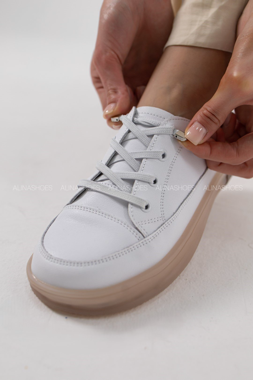 Кеды alinashoes белый купить,NaN