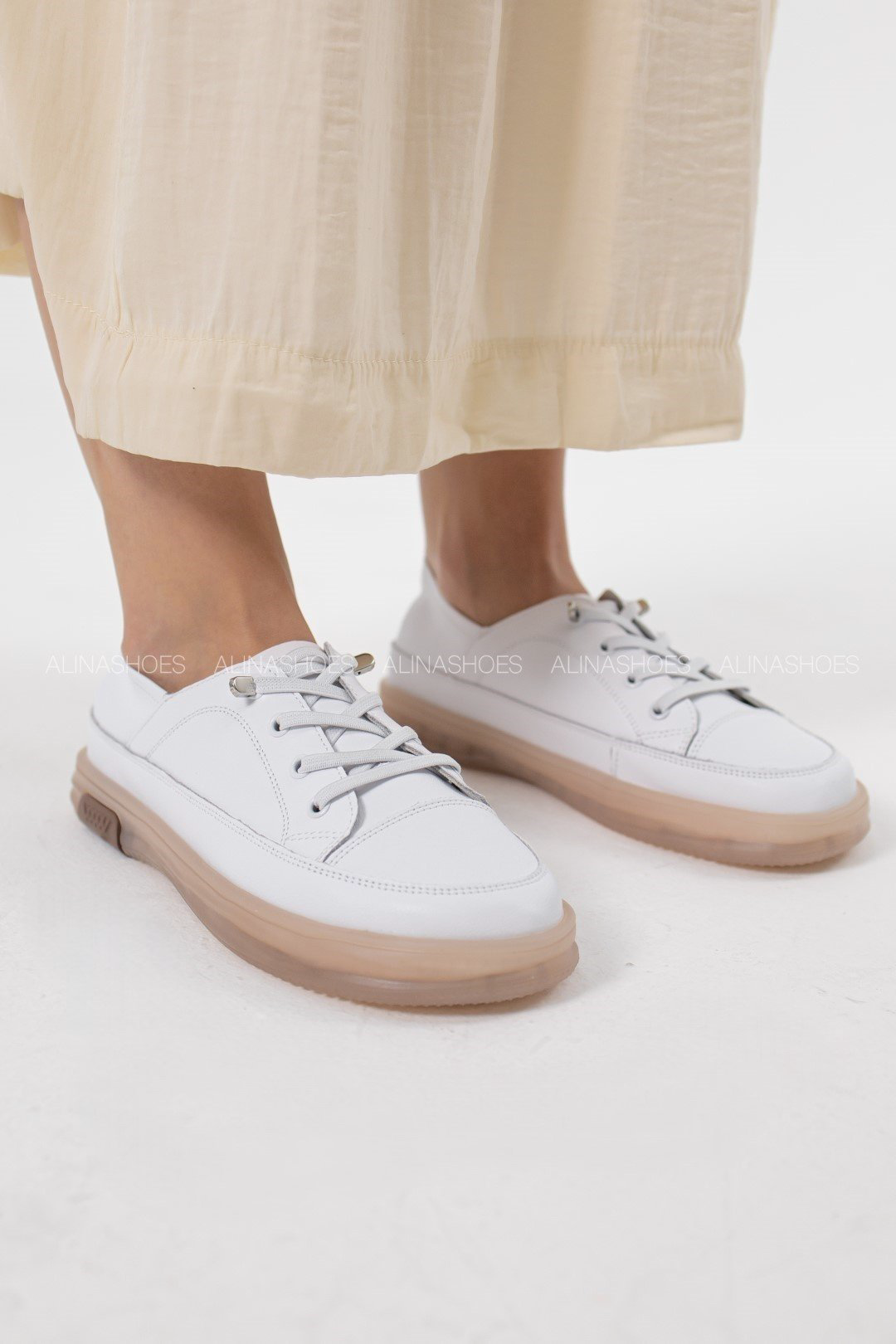 Кеды alinashoes белый купить,NaN
