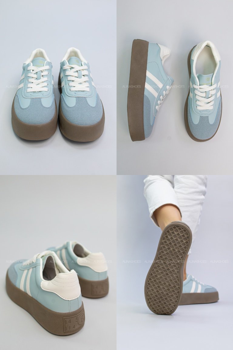 Кроссовки alinashoes голубой купить,NaN