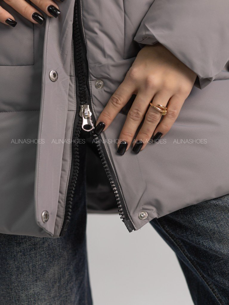 Зимняя куртка alinashoes серый купить,NaN