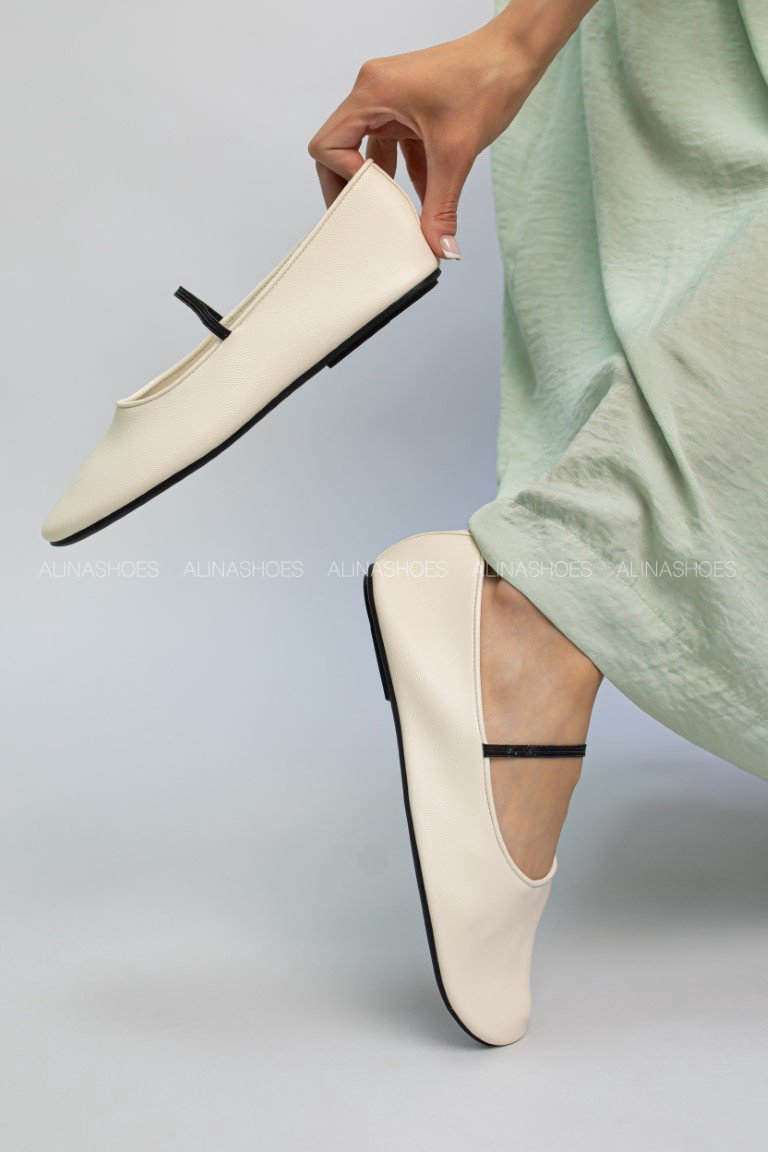 Балетки alinashoes beige 38 купить,NaN