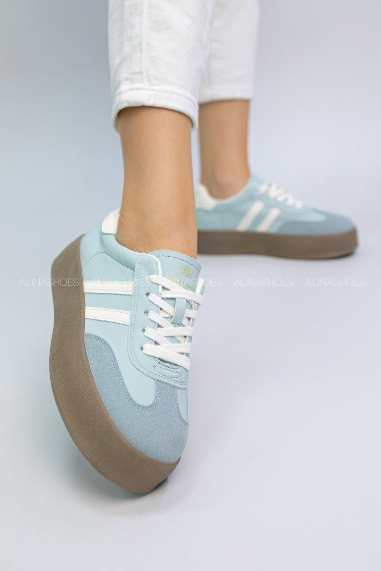 Кроссовки alinashoes голубой купить,NaN