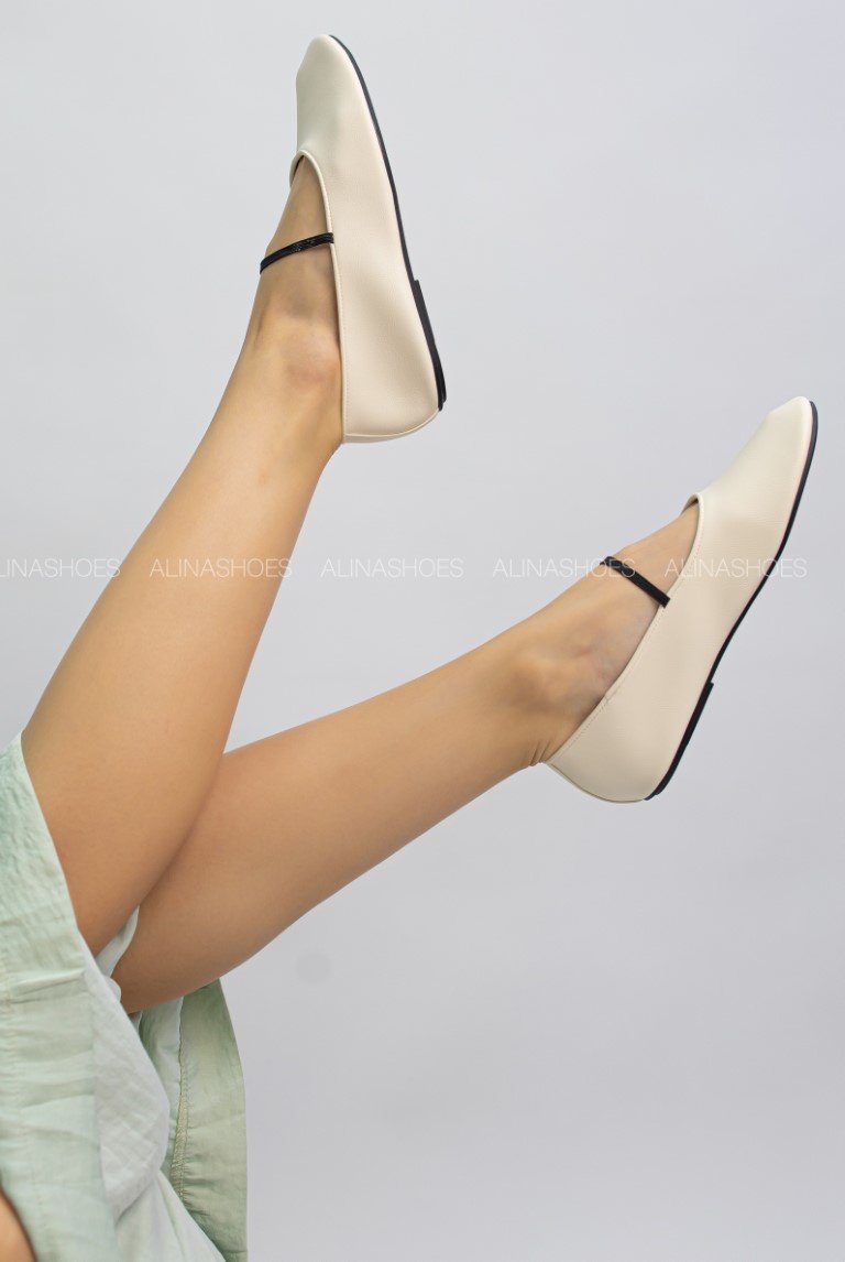 Балетки alinashoes beige 38 купить,NaN