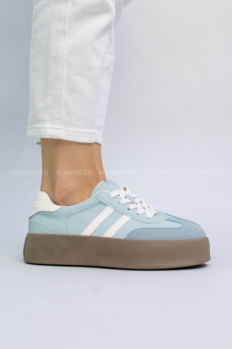 Кроссовки alinashoes голубой купить,NaN