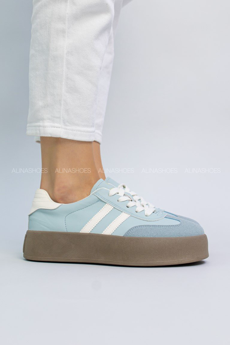 Кроссовки alinashoes голубой купить,NaN