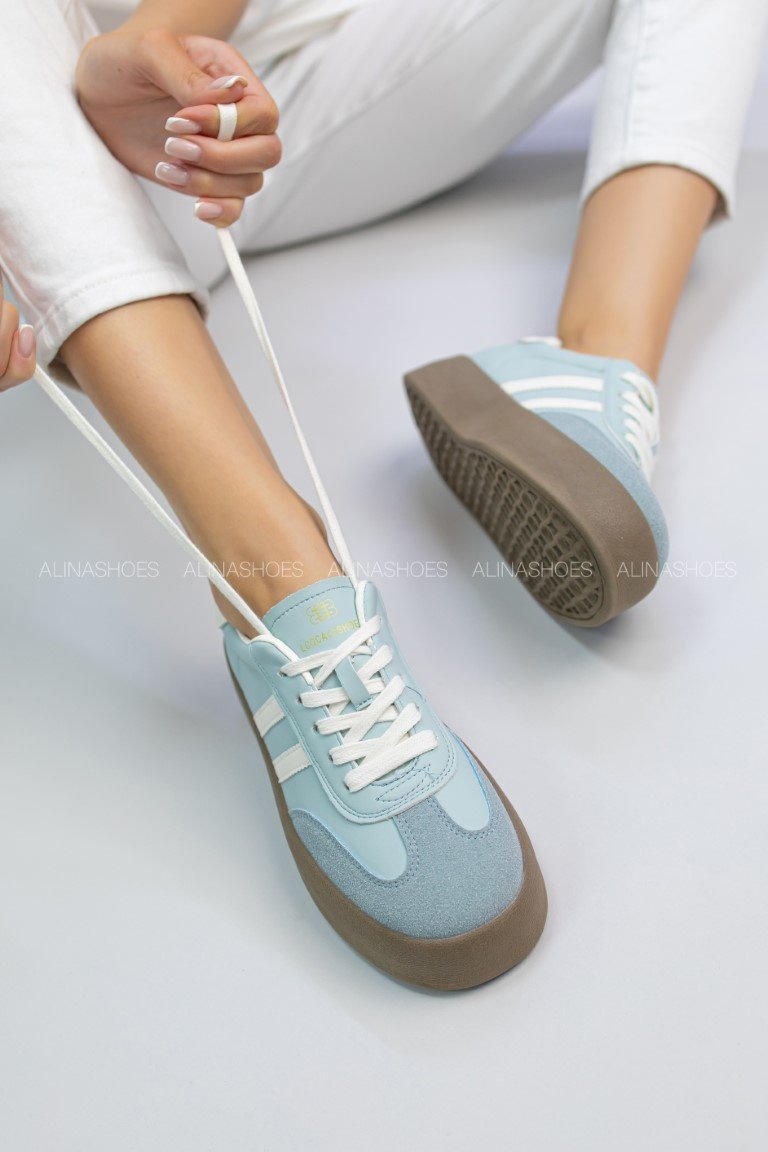 Кроссовки alinashoes голубой купить,NaN