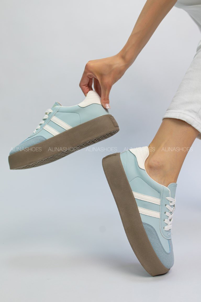 Кроссовки alinashoes голубой купить,NaN