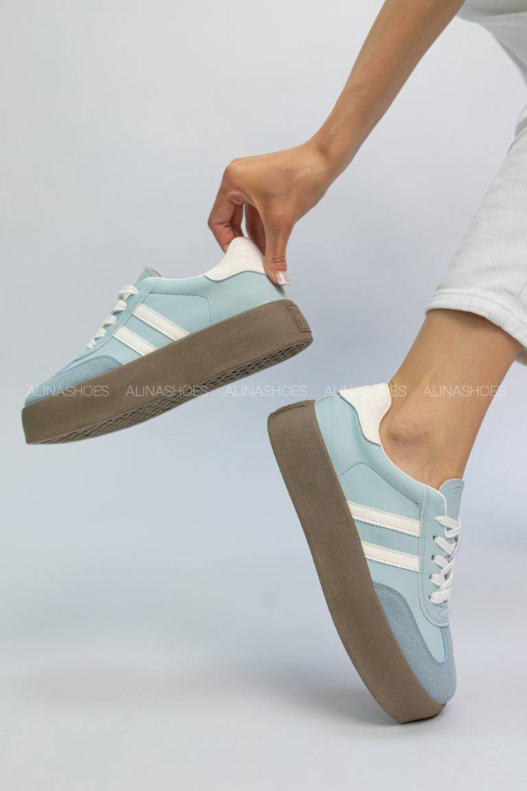 Кроссовки alinashoes голубой купить,NaN