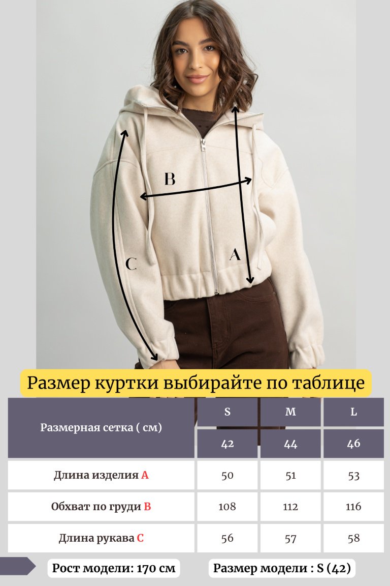 Демисезонная куртка alinashoes бежевый купить,NaN