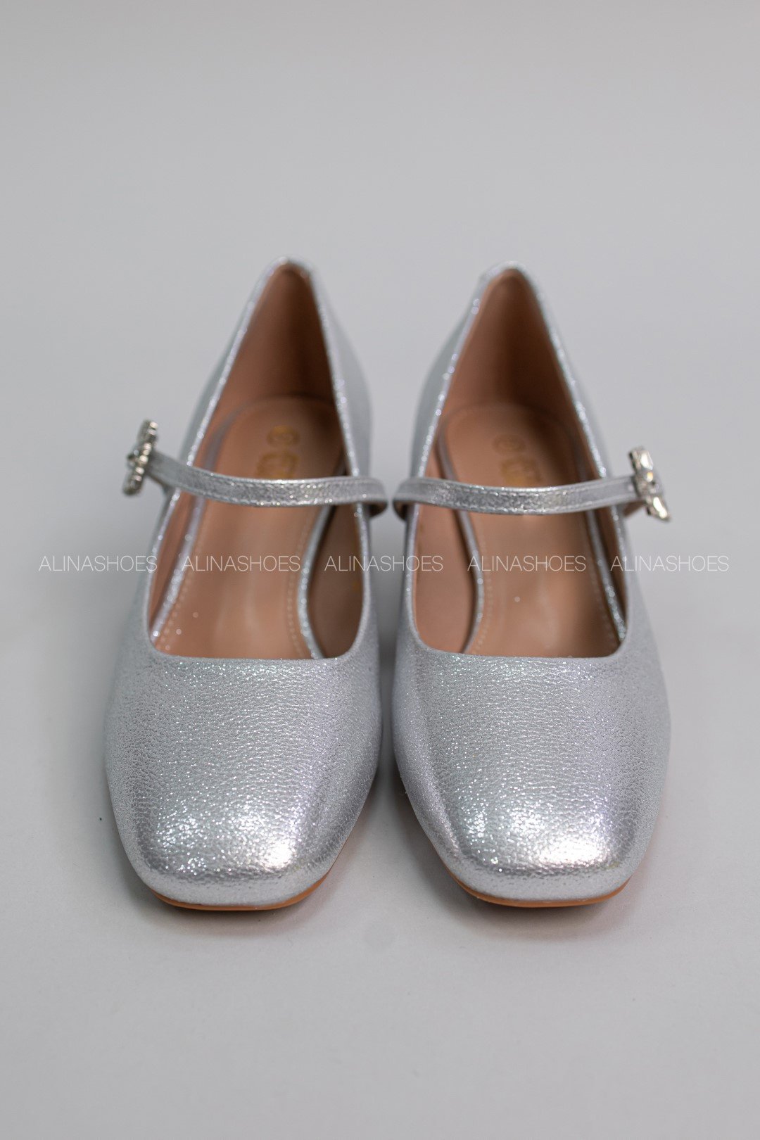Туфли alinashoes silver 35 купить,NaN