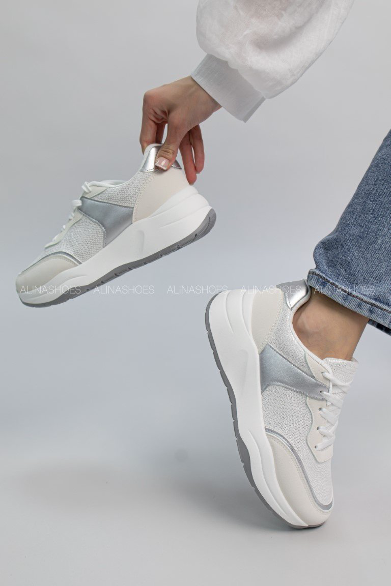 Кроссовки alinashoes белый купить,NaN