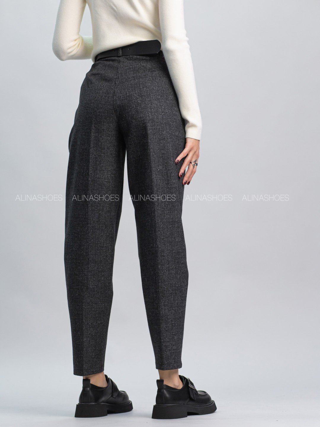 Повседневные брюки alinashoes серый купить,NaN