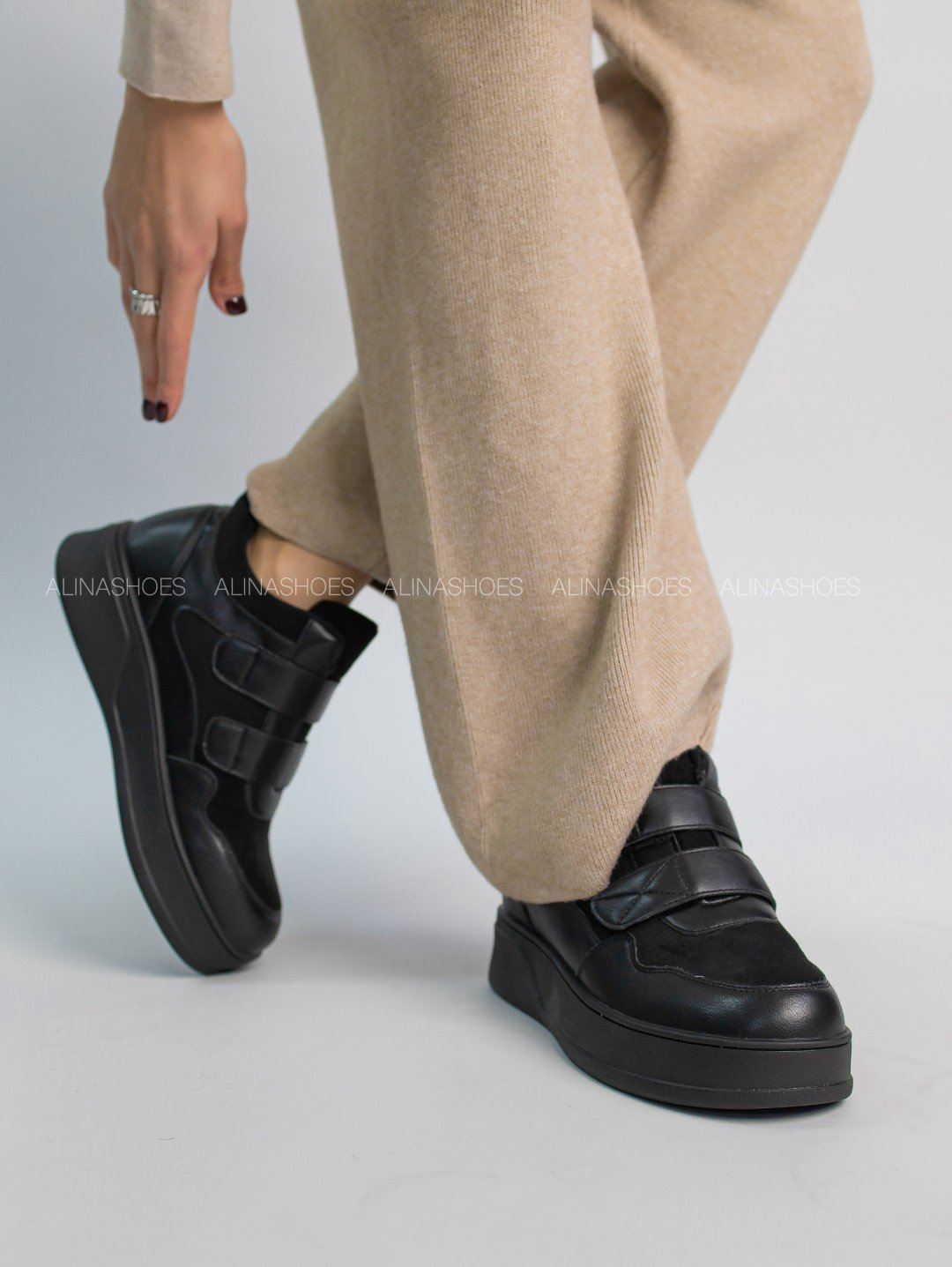 Кроссовки alinashoes черный купить,NaN