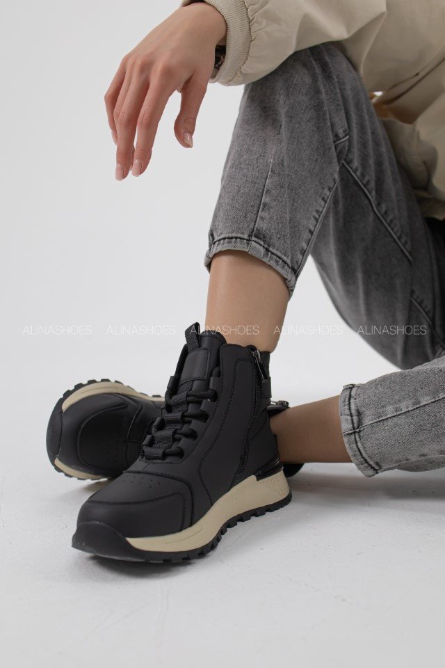 Ботинки alinashoes черный купить,NaN