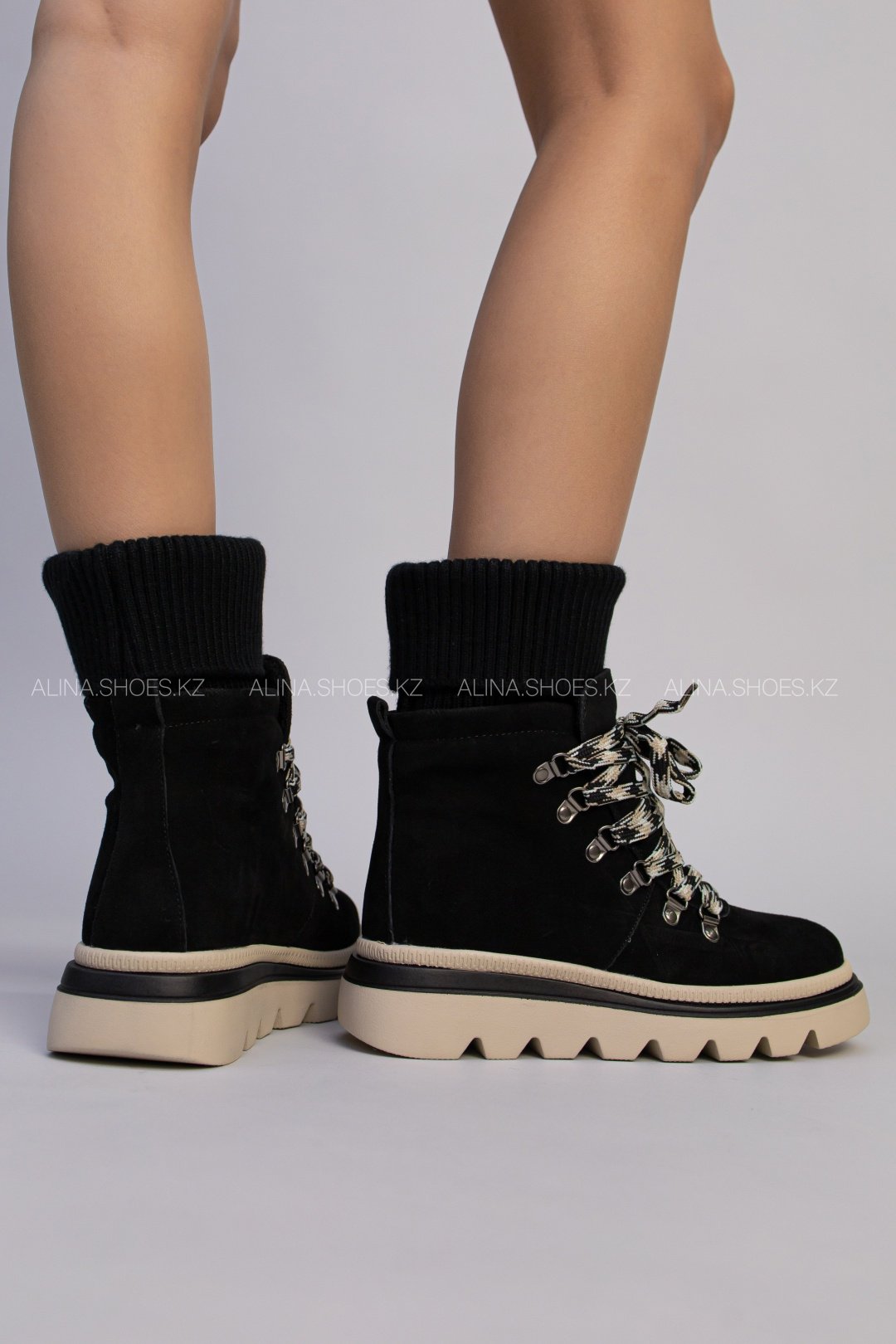 Ботинки alinashoes черный купить,NaN