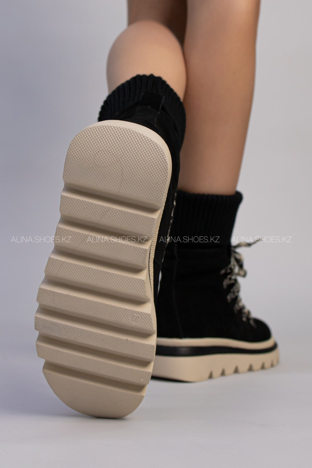 Ботинки alinashoes черный купить,NaN