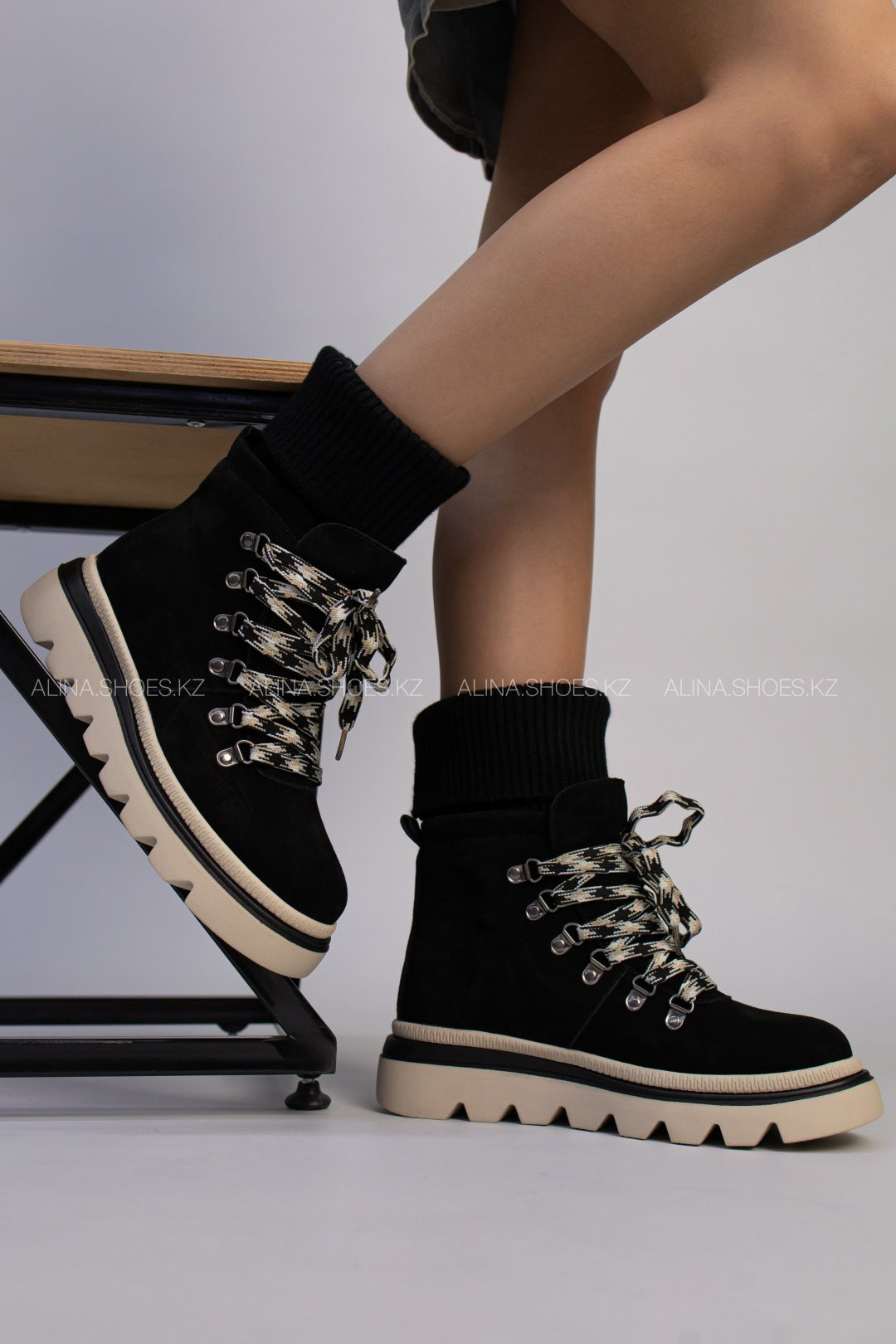 Ботинки alinashoes черный купить,NaN