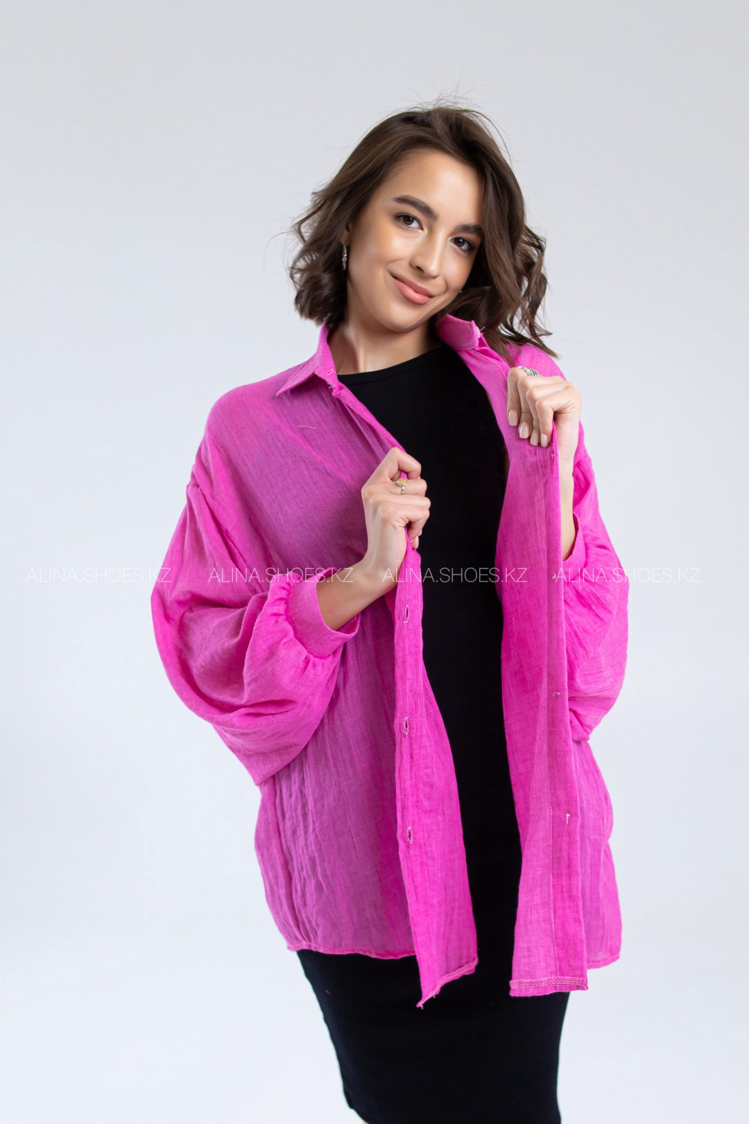 Рубашка alinashoes розовый купить,NaN