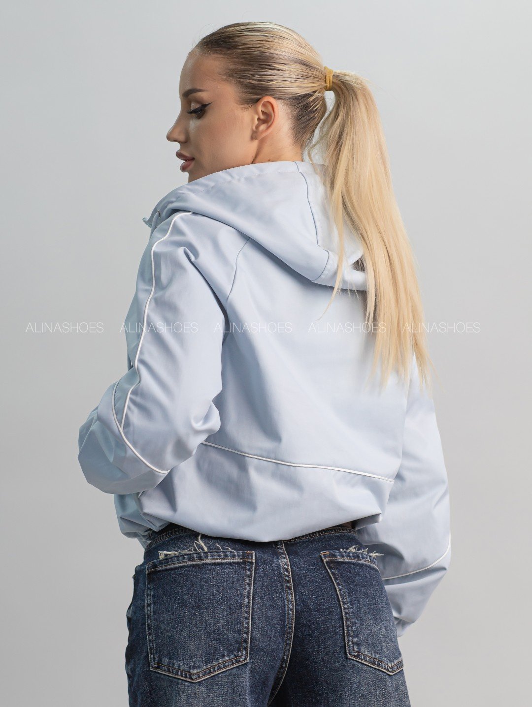 Ветровка alinashoes голубой купить,NaN
