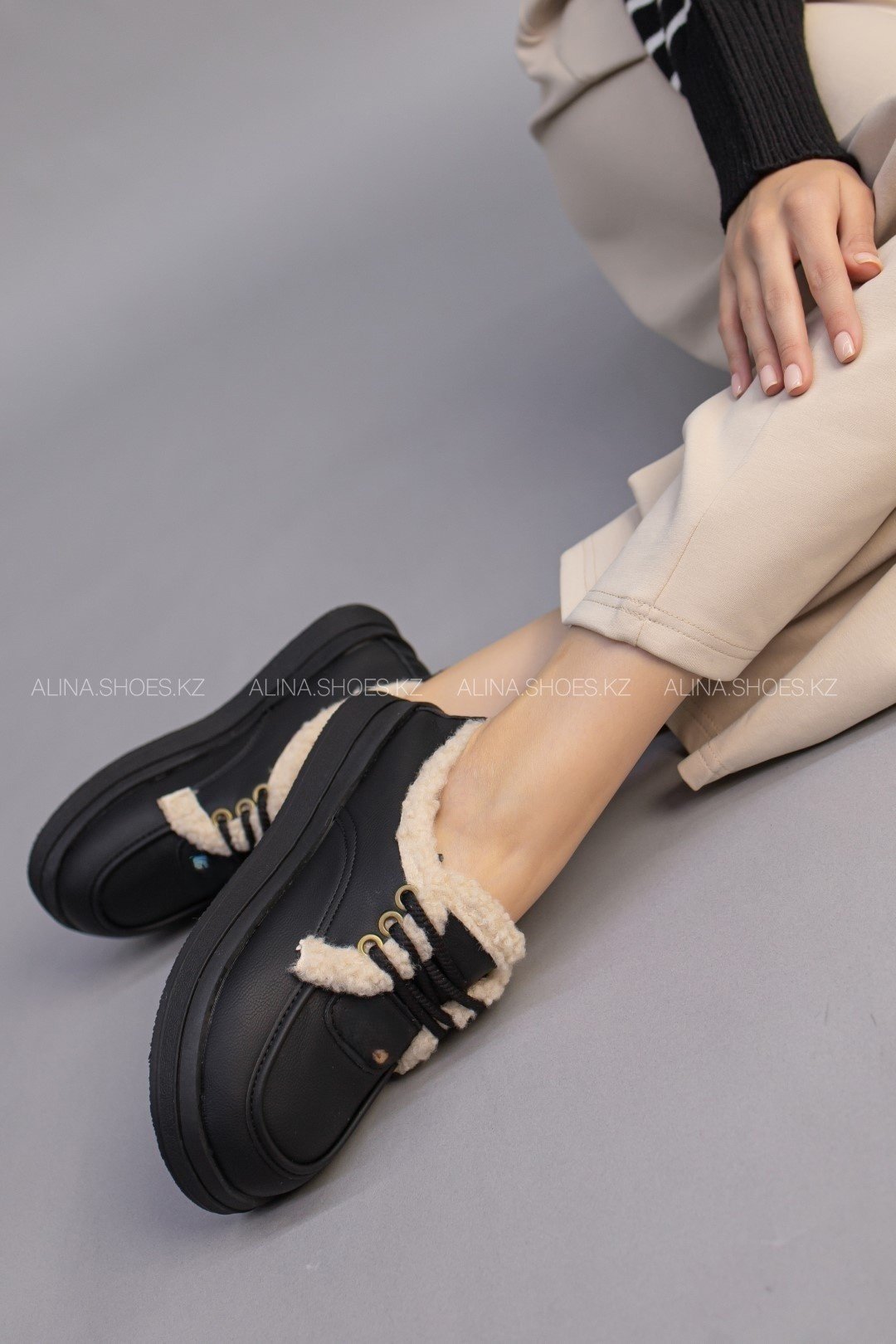 Автоледи alinashoes черный купить,NaN