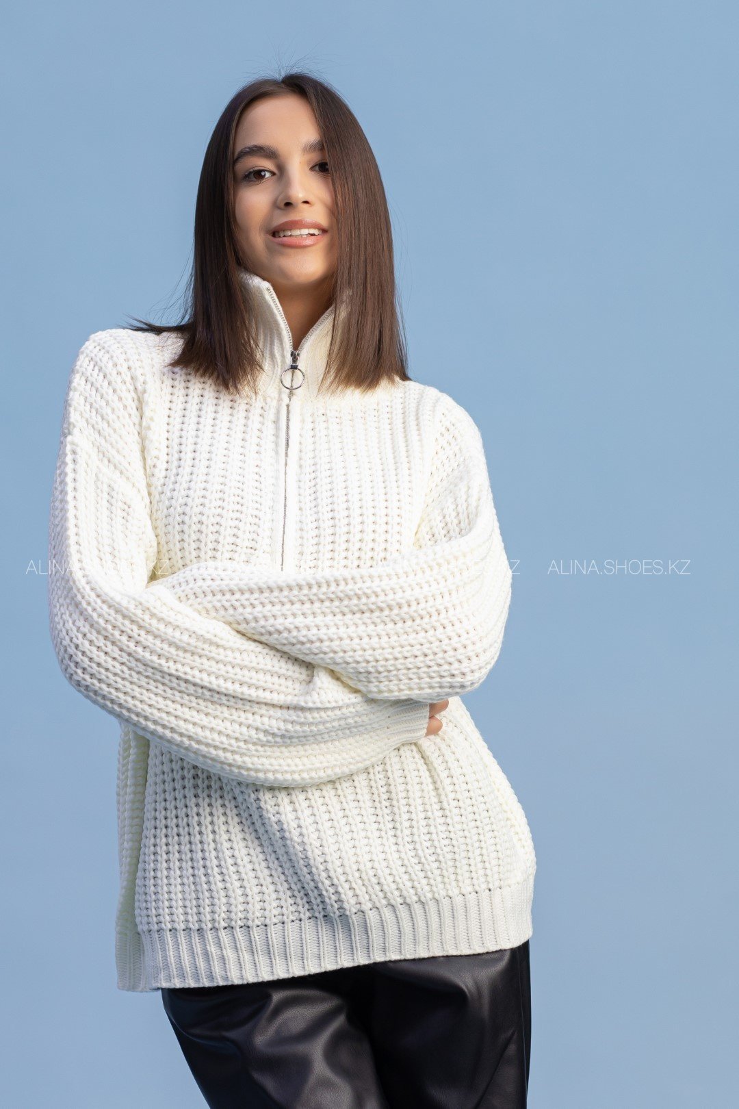 Свитер alinashoes белый купить,NaN