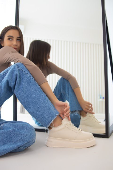 Кроссовки alinashoes бежевый купить,NaN
