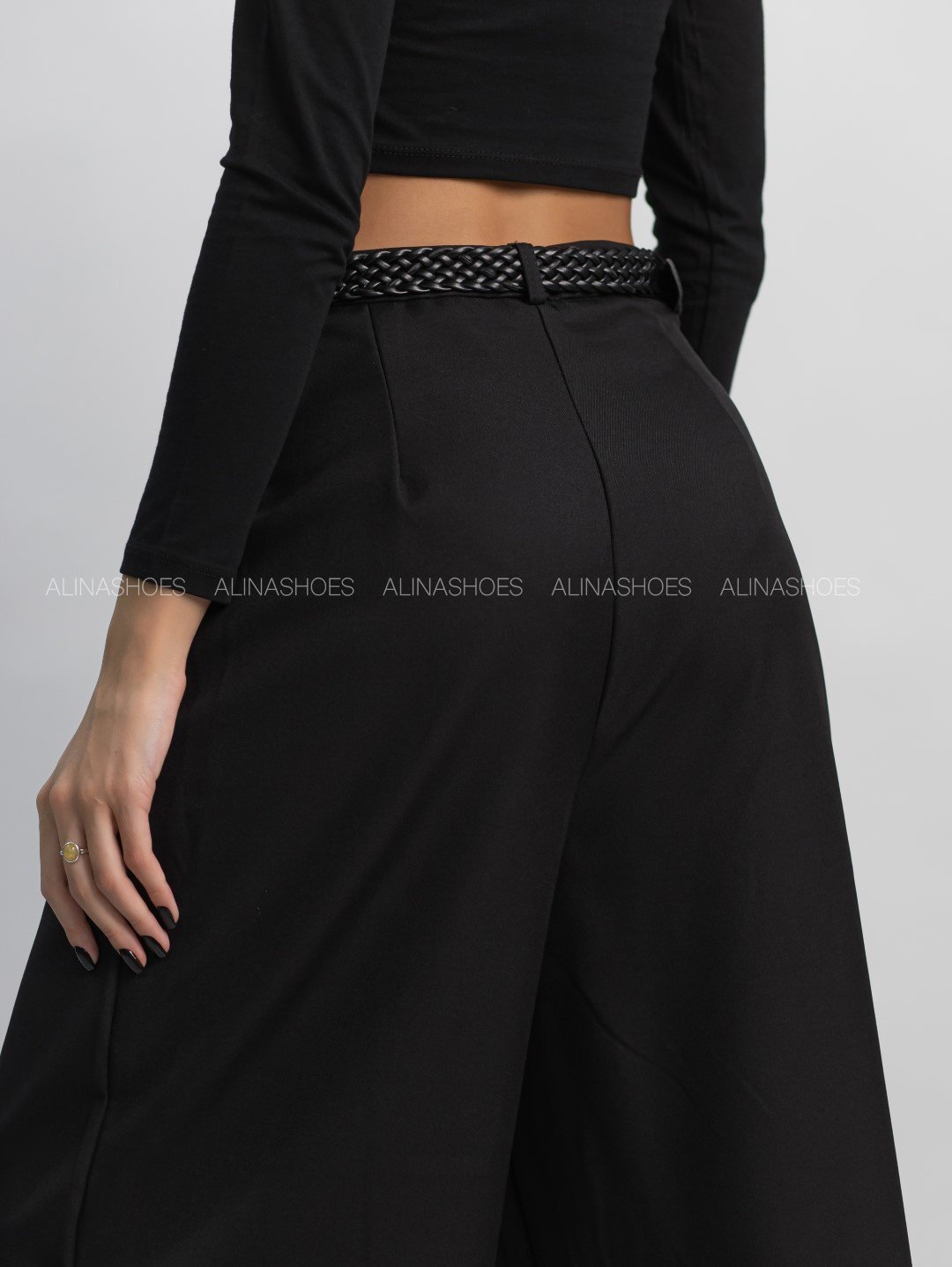 Палаццо alinashoes черный купить,NaN