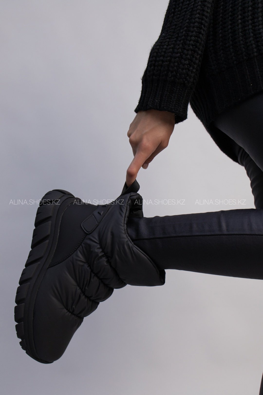 Дутики alinashoes черный купить,NaN