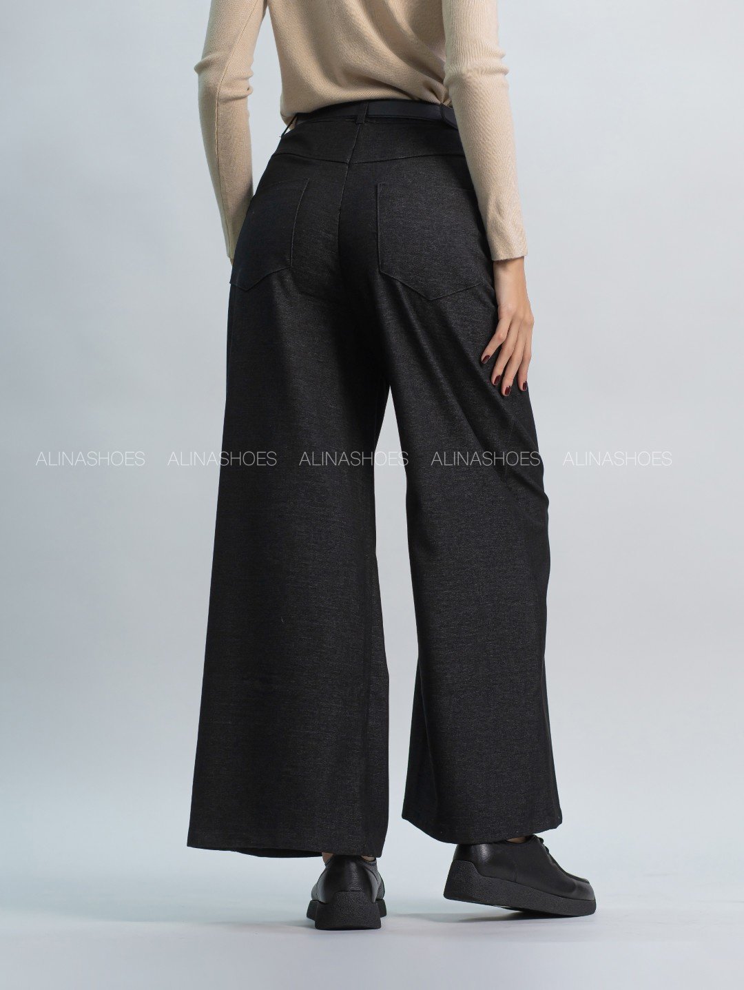 Повседневные брюки alinashoes черный купить,NaN