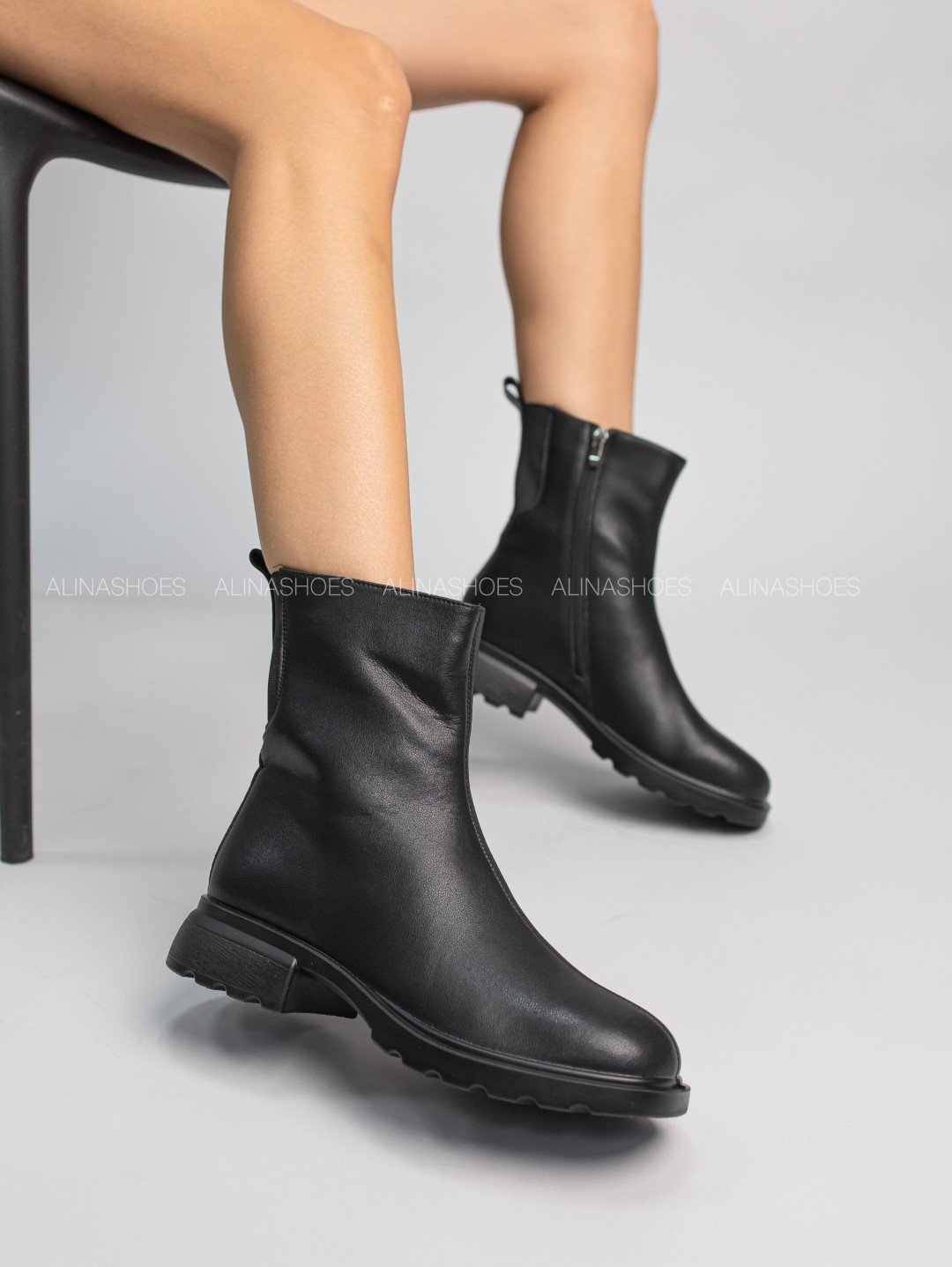 Ботинки alinashoes black 38 купить,NaN