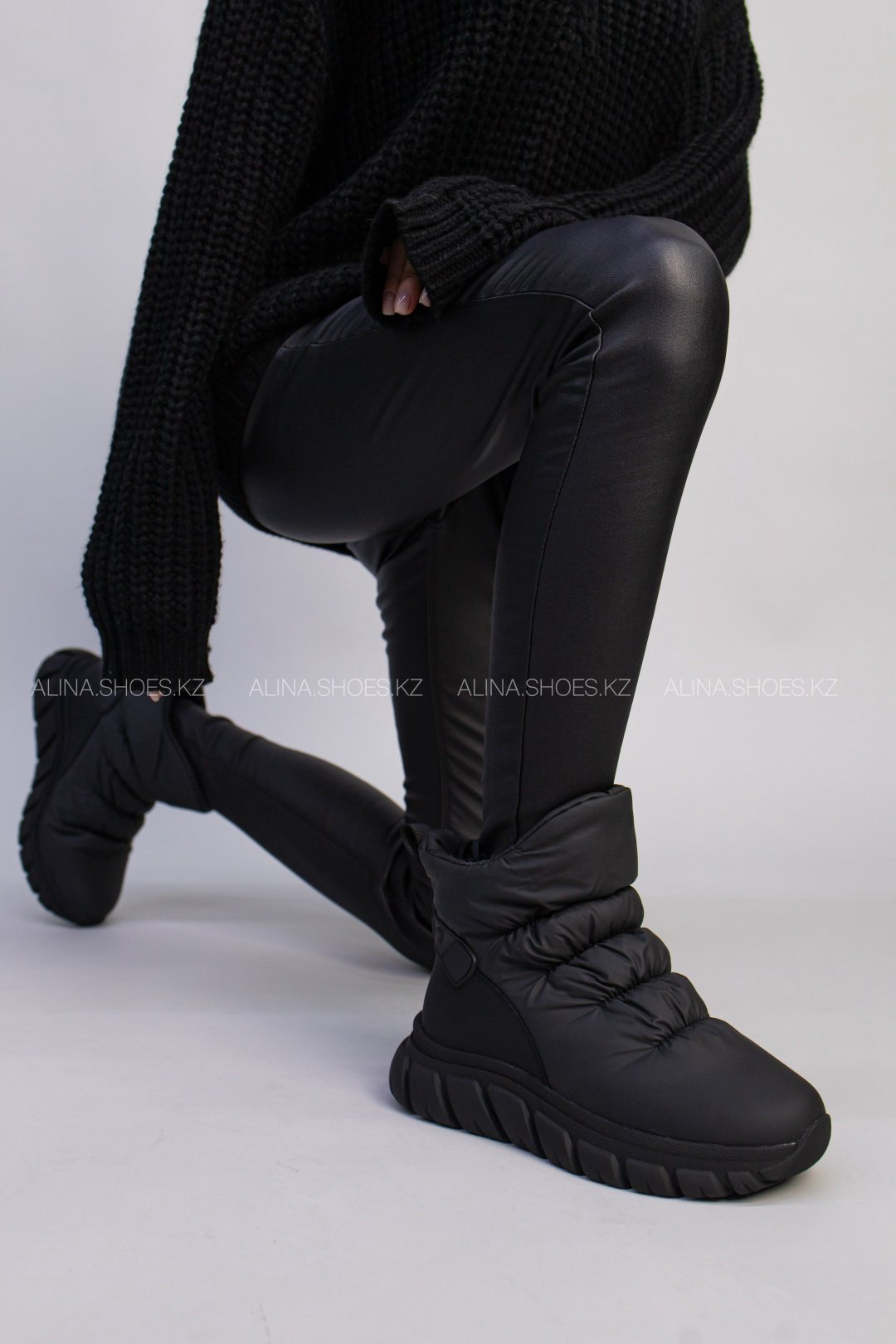 Дутики alinashoes черный купить,NaN