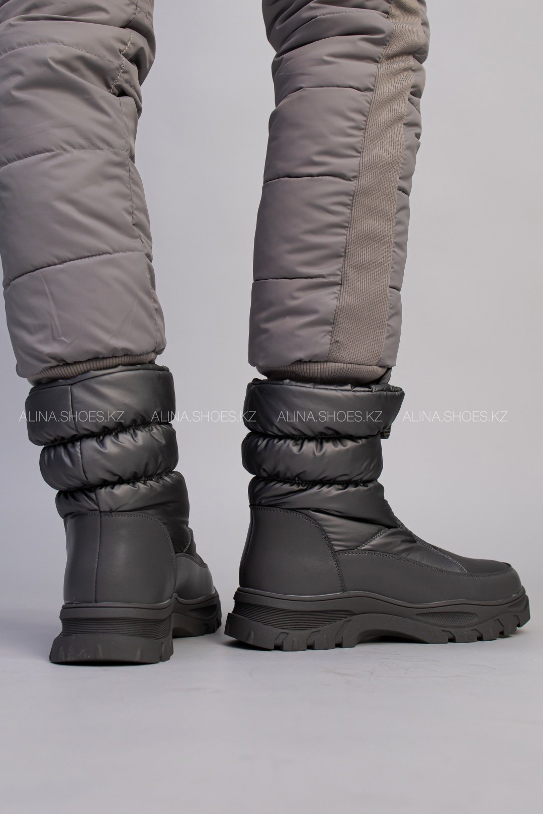 Дутики alinashoes серый купить,NaN