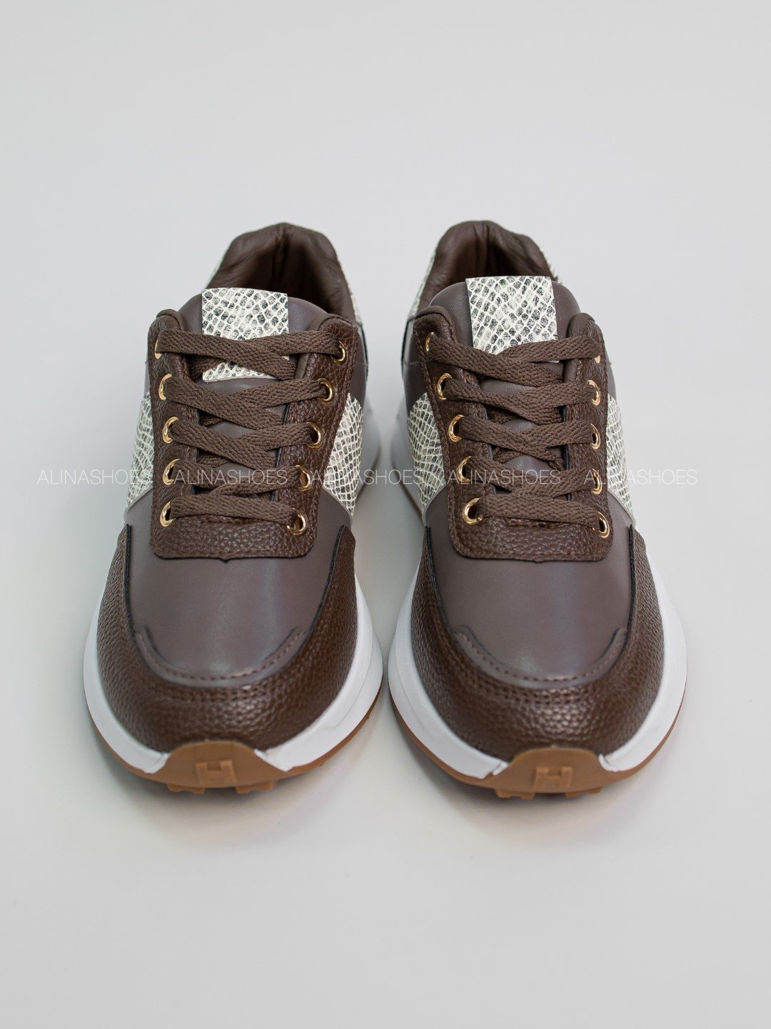 Кроссовки alinashoes кроссовки коричневый купить,NaN