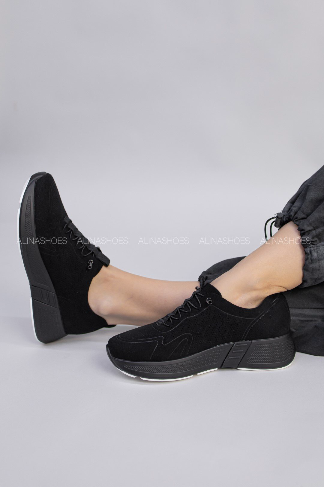 Кроссовки alinashoes черный купить,NaN