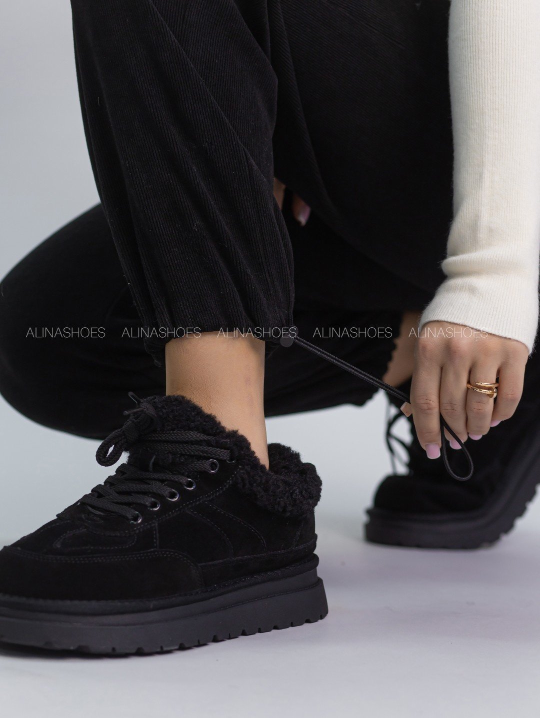 Повседневные брюки alinashoes черный купить,NaN