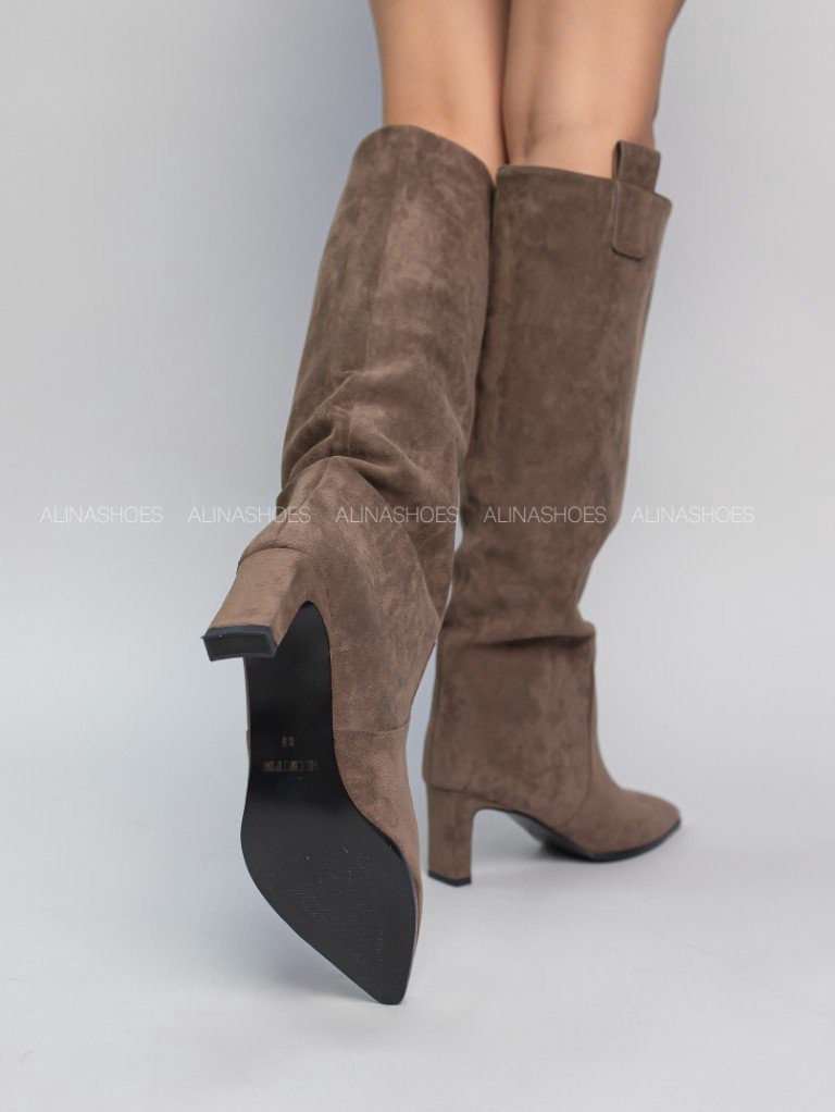 Сапоги alinashoes beige 40 купить,NaN