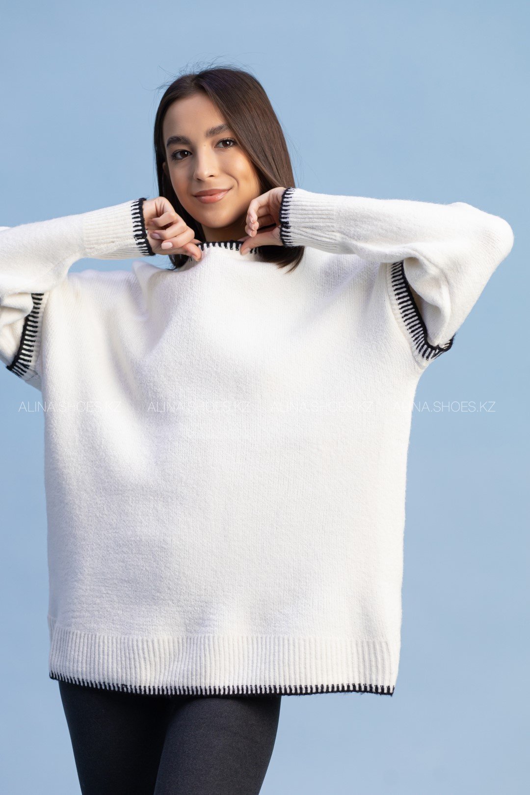 Джемпер alinashoes белый купить,NaN