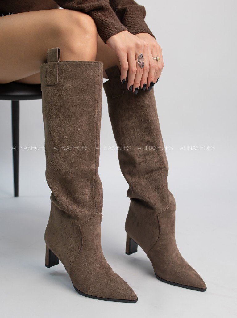 Сапоги alinashoes beige 40 купить,NaN