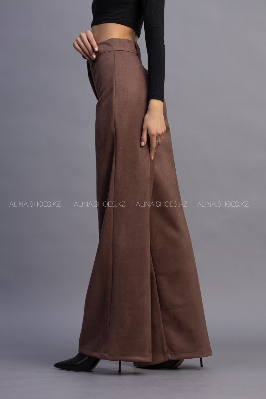 Повседневные брюки alinashoes коричневый купить,NaN