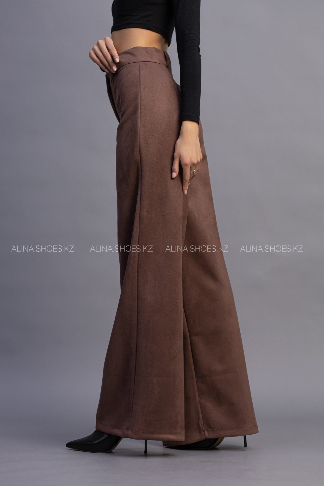 Повседневные брюки alinashoes коричневый купить,NaN