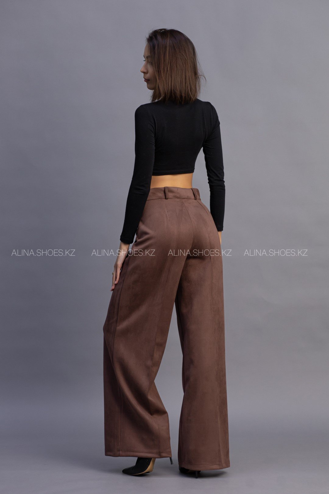 Повседневные брюки alinashoes коричневый купить,NaN