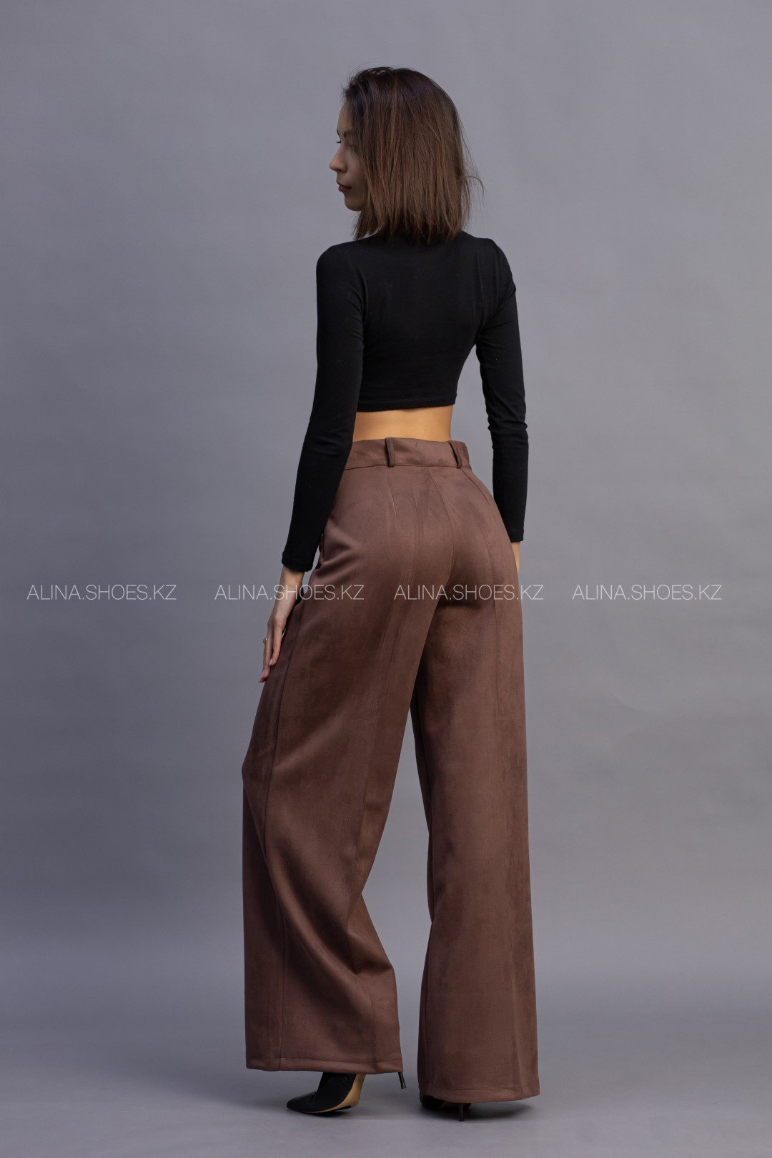 Повседневные брюки alinashoes коричневый купить,NaN