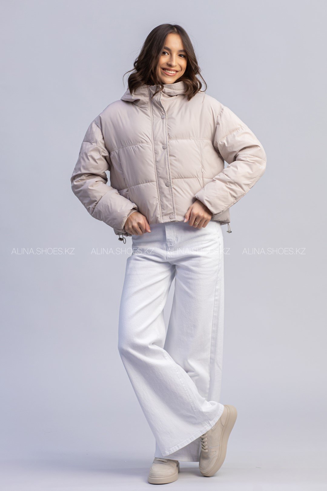 Демисезонная куртка alinashoes бежевый купить,NaN