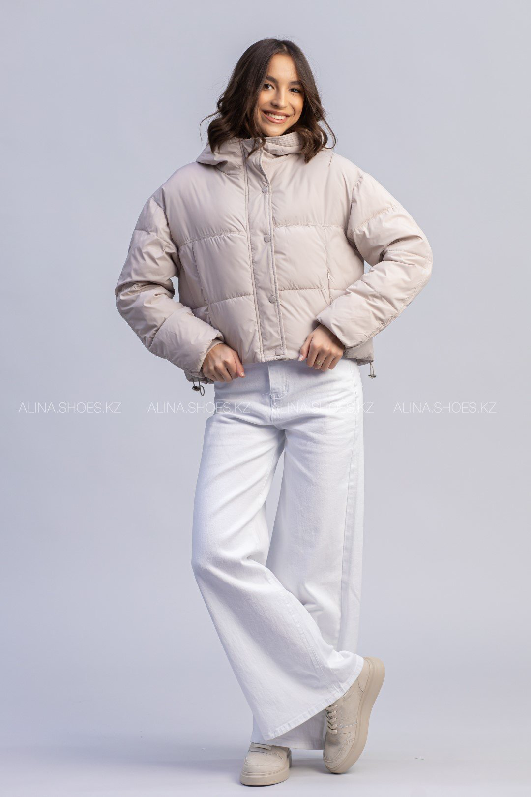 Демисезонная куртка alinashoes бежевый купить,NaN
