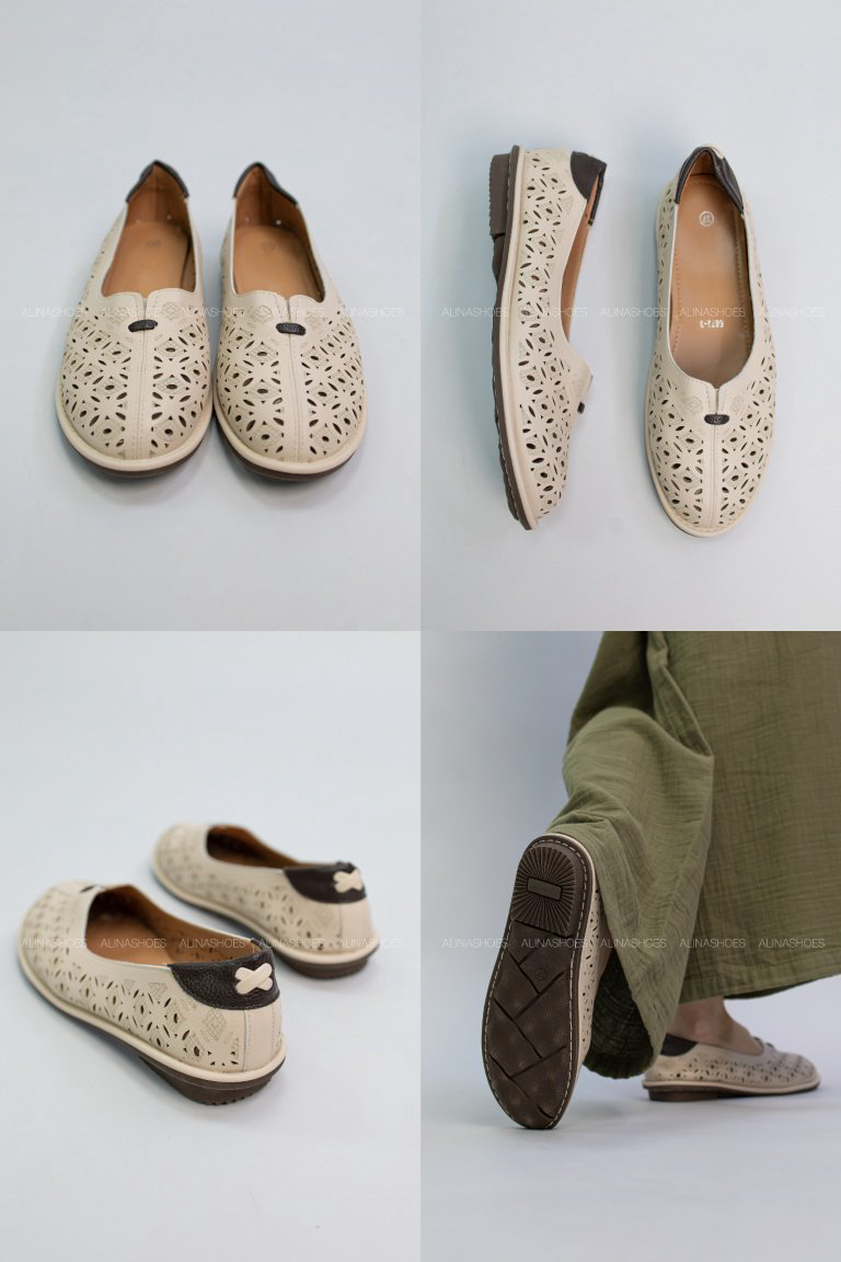 Балетки alinashoes beige 36 купить,NaN