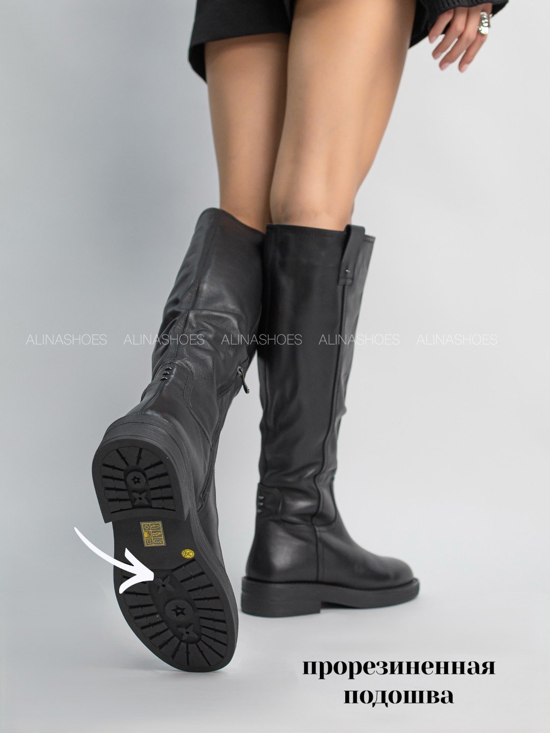 Сапоги alinashoes black 37 купить,NaN