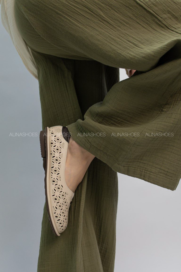 Балетки alinashoes beige 36 купить,NaN